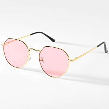  Frilivin - Lunettes De Soleil Rose Doré