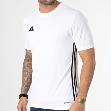 Adidas Sportswear - H44526 Wit gestreept T-shirt