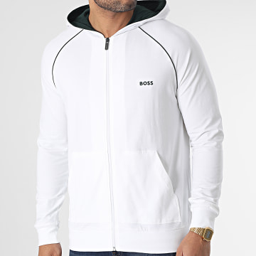  BOSS - Sweat Capuche Zippé 50469581 Blanc