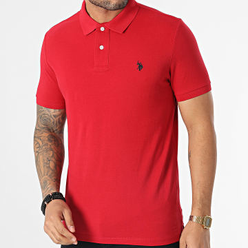 US Polo ASSN - Polo Manches Courtes King Rouge - LaBoutiqueOfficielle.com
