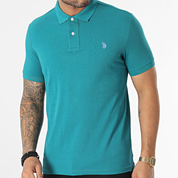  US Polo ASSN - Polo Manches Courtes King Turquoise