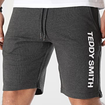  Teddy Smith - Short Jogging Mickael 10414705D Gris Anthracite Chiné