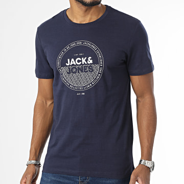 T-shirt Bleu Jack & Jones Homme - Taille L, Neuf Sans Étiquettes - Aucun Défaut