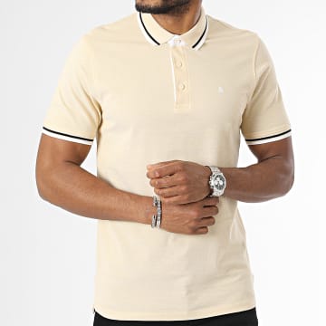  Jack And Jones - Polo Manches Courtes Paulos Beige