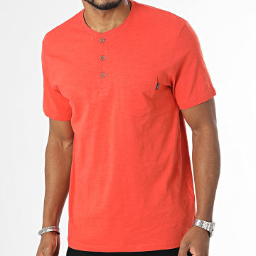 Tiffosi - Camiseta de bolsillo Brian Orange Chiné