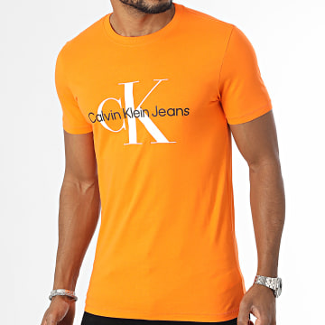  Calvin Klein - Tee Shirt Seasonal Monologo 0806 Orange