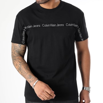  Calvin Klein - Tee Shirt Logo Tape 3253 Noir