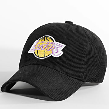  Mitchell and Ness - Casquette Corduroy Dad Los Angeles Lakers Noir