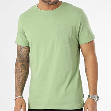  Blend - Tee Shirt A Poche 20715011 Vert