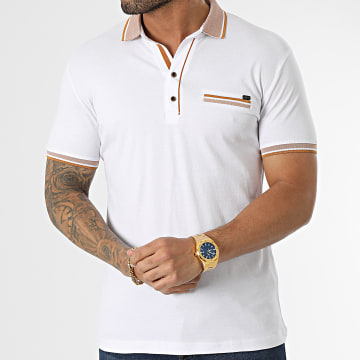  Classic Series - Polo Manches Courtes Blanc