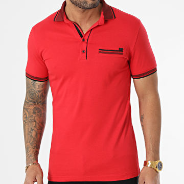  Classic Series - Polo Manches Courtes Rouge