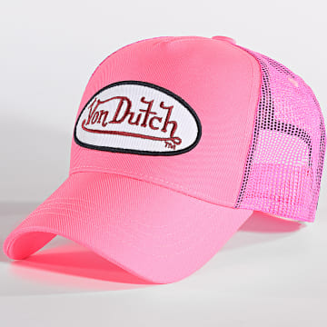  Von Dutch - Casquette Trucker Fresh Rose Fluo