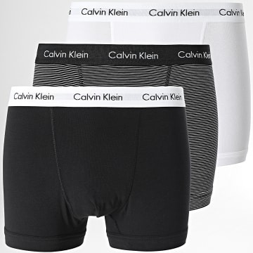  Calvin Klein - Lot De 3 Boxers U2662G Noir Blanc