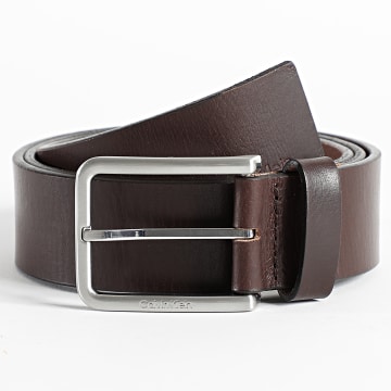  Calvin Klein - Ceinture Warmth Oiled Grain 9654 Marron
