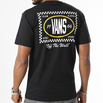  Vans - Tee Shirt Team Player Checkboard 0003N Noir