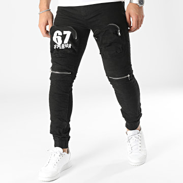  MTX - Jean Slim Cargo Noir