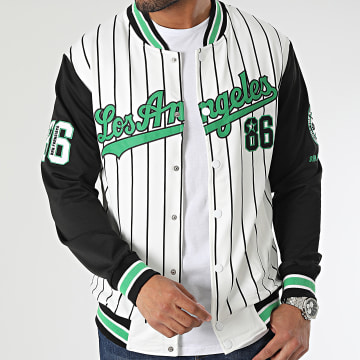  MTX - Veste Teddy Blanc Noir