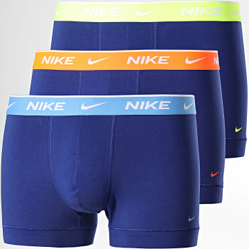  Nike - Lot De 3 Boxers Every Cotton Stretch KE1008 Bleu Roi