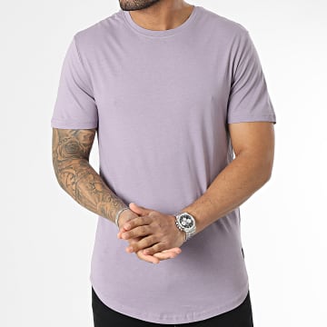  Only And Sons - Tee Shirt Oversize Matt Longy Violet