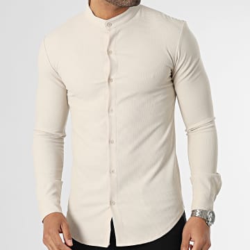  Uniplay - Chemise Manches Longues Beige