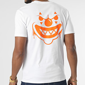 Sale Môme Paris - Tee Shirt Sale Clown Blanc Orange
