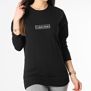  Calvin Klein - Sweat Crewneck Oversize Femme QS6803E Noir