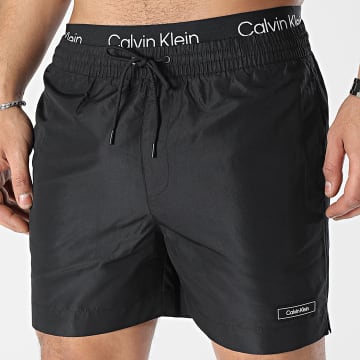  Calvin Klein - Short De Bain Medium Double 0815 Noir