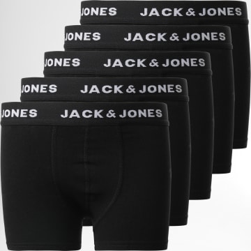  Jack And Jones - Lot De 5 Boxers Enfant Huey Noir