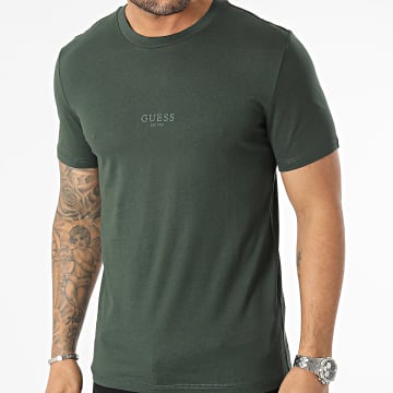 Guess - Tee Shirt M2YI72-I3Z11 Vert Kaki Foncé