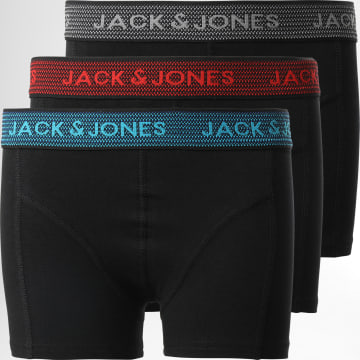  Jack And Jones - Lot De 3 Boxers 12203513 Noir