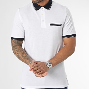 Jack And Jones - Polo Manches Courtes Luvance Blanc