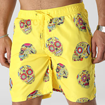  American People - Short De Bain Lima Jaune