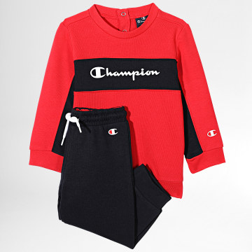  Champion - Ensemble De Survetement Enfant 306300 Bleu Marine Rouge