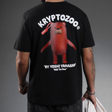  KryptoZoo - Tee Shirt Oversize Large Bob The Bear Noir