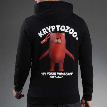  KryptoZoo - Sweat Capuche Bob The Bear Noir