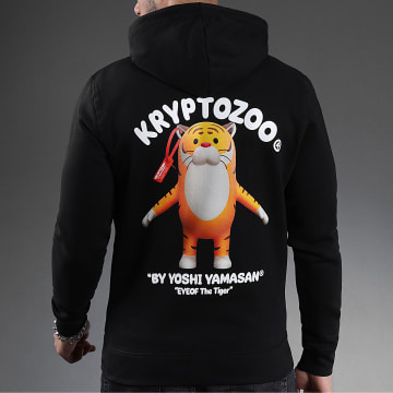  KryptoZoo - Sweat Capuche Eye Of The Tiger Noir