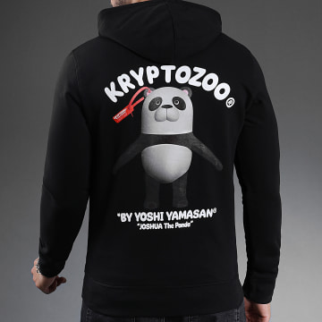  KryptoZoo - Sweat Capuche Joshua The Panda Noir