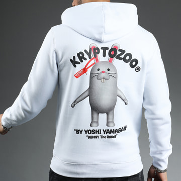  KryptoZoo - Sweat Capuche Bunny The Rabbit Blanc