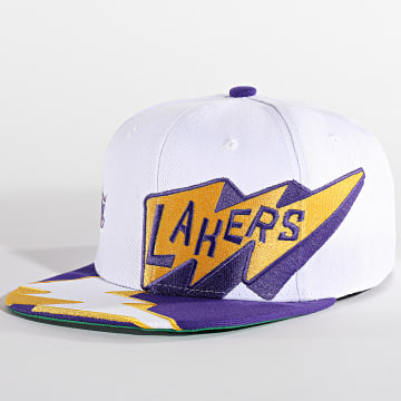 Mitchell and Ness - Fast Times Los Angeles Lakers Snapback Cap Blanco