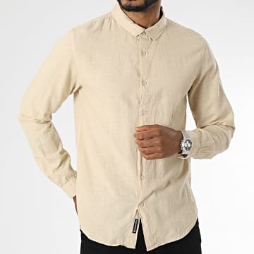 American People - Chemise Manches Longues Cameron Sable