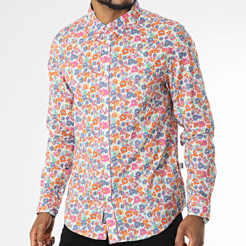  American People - Chemise Manches Longues Cousco Blanc Floral