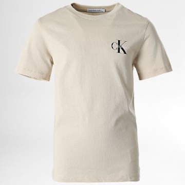  Calvin Klein - Tee Shirt Enfant 1231 Beige
