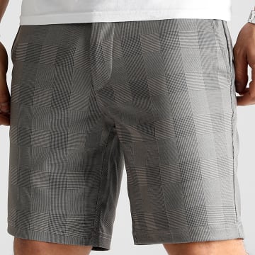  Jack And Jones - Short Chino A Carreaux Phil Gris Marron