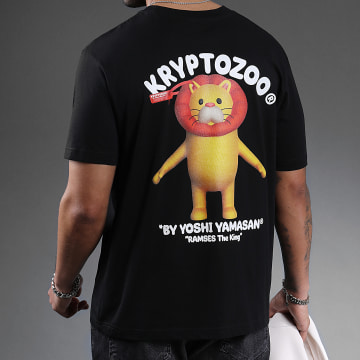  KryptoZoo - Tee Shirt Oversize Large Ramses The King Noir