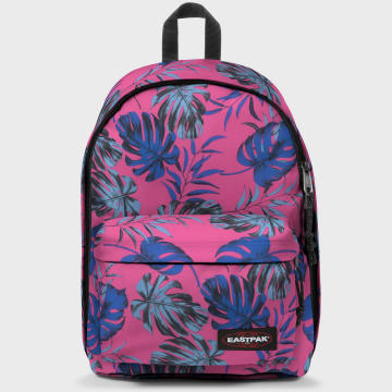  Eastpak - Sac A Dos Out Of Office Brize Monstera Pink Rose