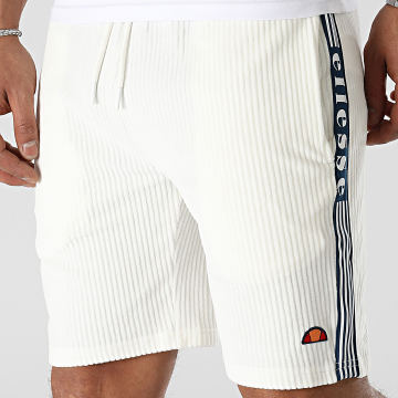  Ellesse - Short Jogging A Bandes Tomatro SHR16051 Beige Clair