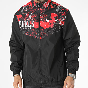  New Era - Veste Zippée Chicago Bulls 60332140 Noir Rouge