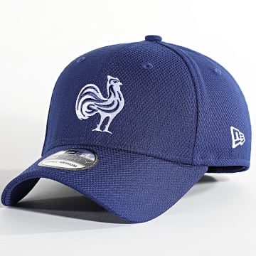 New Era - Casquette Fitted 39Thirty Diamond Era France Rugby Bleu Roi