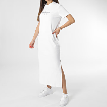  Calvin Klein - Robe Femme 1519 Blanc