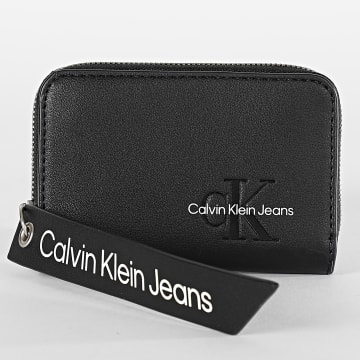  Calvin Klein - Portefeuille Femme Sculpted 0578 Noir